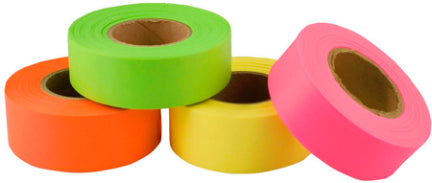 FLAGGING TAPE 1-3 16X150 RED FLUOR Sale