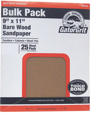 9X11 GARNET C-WT 180 BULK SANDPAPER Fashion