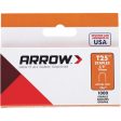 Arrow T25 Round Crown Cable Staple, 3 8 In. (1100-Pack) Sale