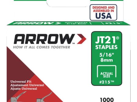 Arrow JT21 Light Duty Staple, 5 16 In. (1000-Pack) Online