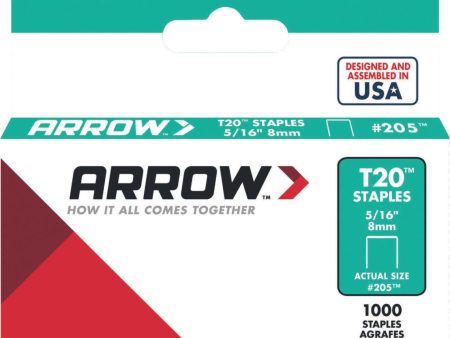 Arrow T20 Staple, 5 16 In. (1000-Pack) Discount