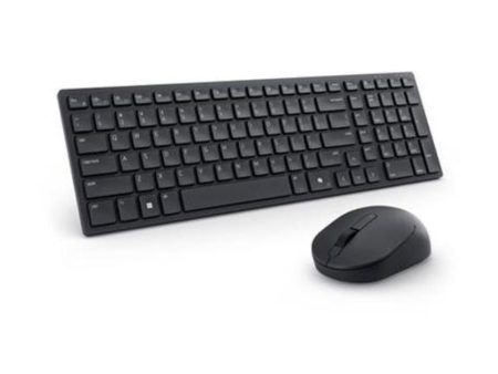 Dell Silent Keyboard and Mouse - KM555 - Lithuanian (QWERTY) on Sale