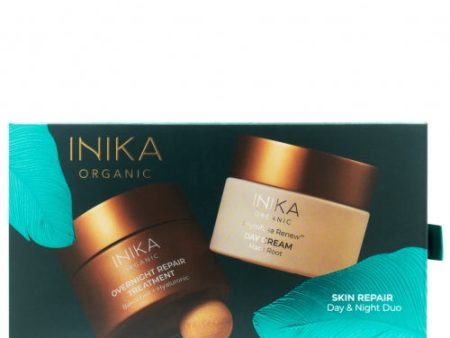 INIKA ORGANIC SKIN REPAIR DAY & NIGHT DUO DOVANŲ RINKINYS For Cheap