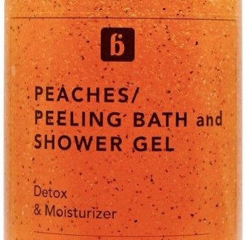 Šveičiamoji dušo želė Blautty Detox & Moisturizer Peaches Peeling Bath Gel BLABATPEA250, persikų kvapo, 250 ml Supply