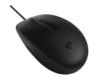 HP 125 USB Wired Mouse, Sanitizable - Black Online Hot Sale