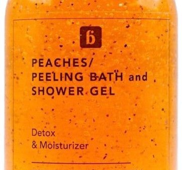 Šveičiamoji dušo želė Blautty Detox & Moisturizer Peaches Peeling Bath Gel BLABATPEA100, persikų kvapo, 100 ml Online now