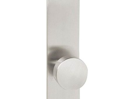 Emtek 8013NW Dummy Pair , Sideplate Locksets Modern Non-Keyed 9  , Norwich Knob on Sale